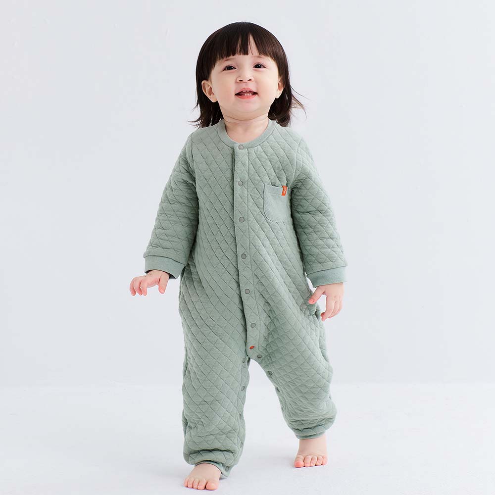 BABY 鋪棉長袖連身衣 BABY 鋪棉長袖連身衣