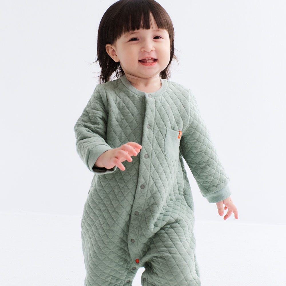 BABY 鋪棉長袖連身衣 BABY 鋪棉長袖連身衣