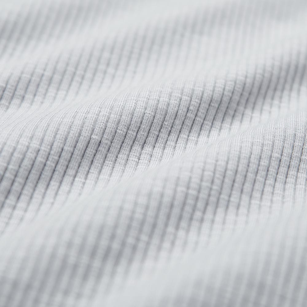 BABY 坑條連身包屁衣