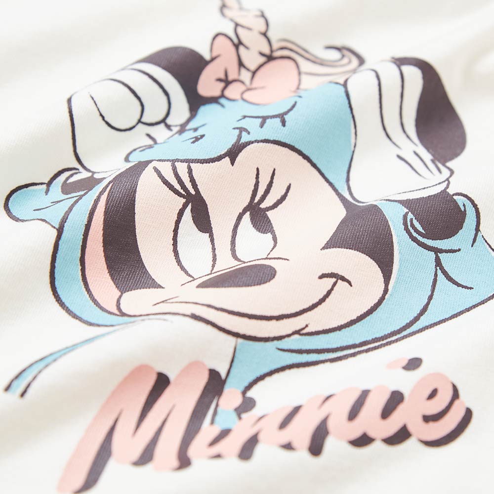 BABY 迪士尼棉質拉克蘭寬鬆包屁衣-獨角獸米妮