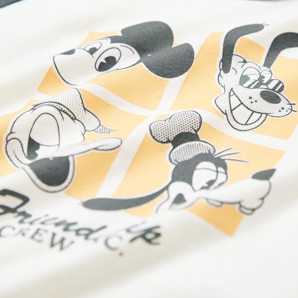 BABY 迪士尼棉質拉克蘭寬鬆包屁衣-米奇與好朋友