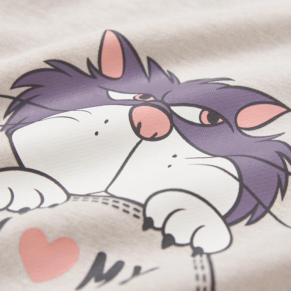 BABY 迪士尼毛圈長袖連身衣-魯斯佛 BABY 迪士尼毛圈長袖連身衣-魯斯佛