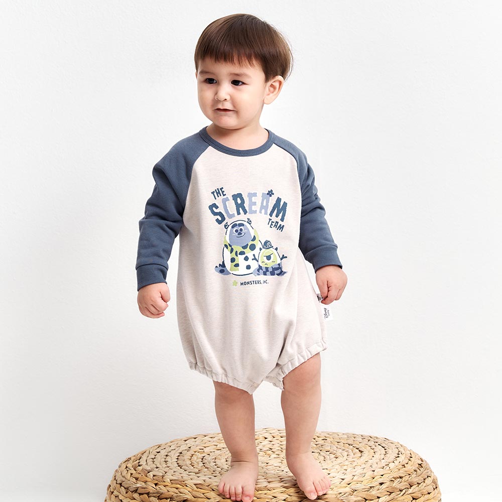 BABY 迪士尼毛圈拉克蘭寬鬆包屁衣-怪獸電力公司