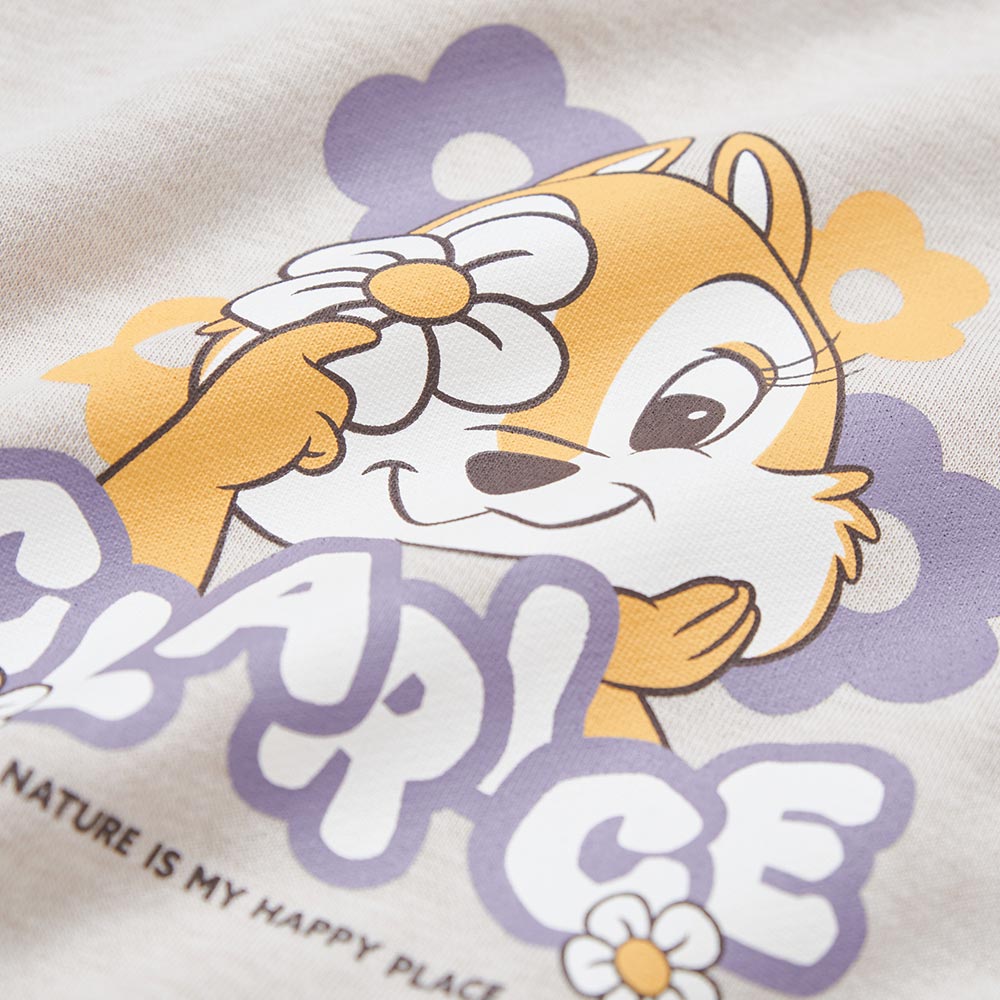 BABY 迪士尼毛圈拉克蘭寬鬆包屁衣-奇奇蒂蒂