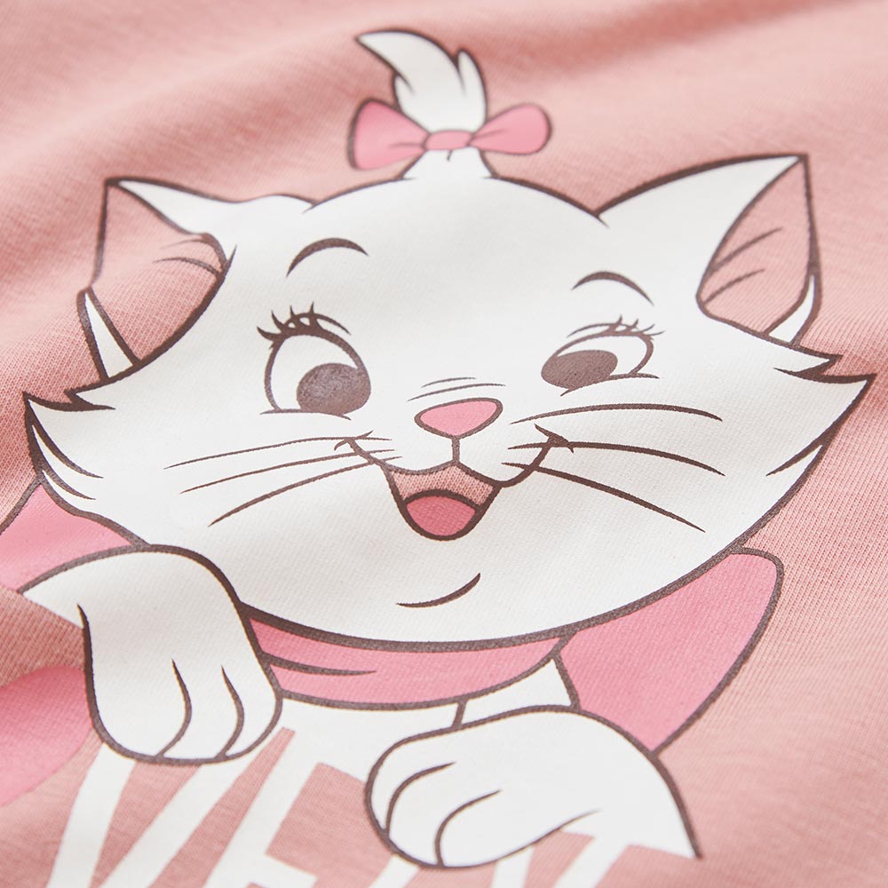 BABY 迪士尼蓄熱保溫長袖連身衣-瑪麗貓