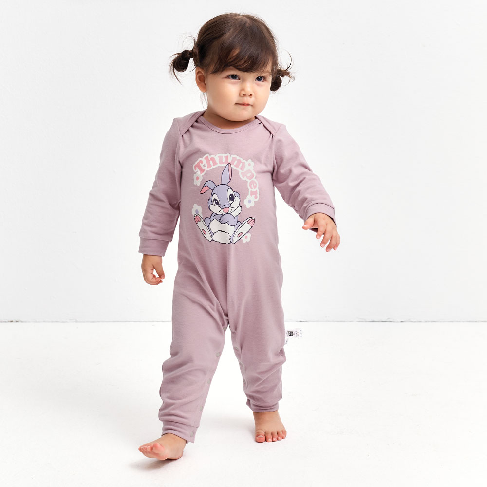 BABY 迪士尼蓄熱保溫長袖連身衣-桑普兔