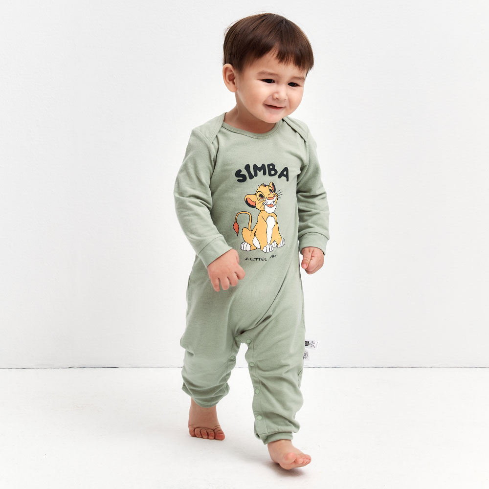 BABY迪士尼蓄熱保溫長袖連身衣-獅子王