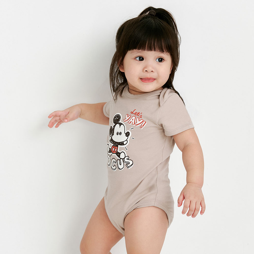 BABY迪士尼Q彈棉質包屁衣-米奇 BABY迪士尼Q彈棉質包屁衣-米奇