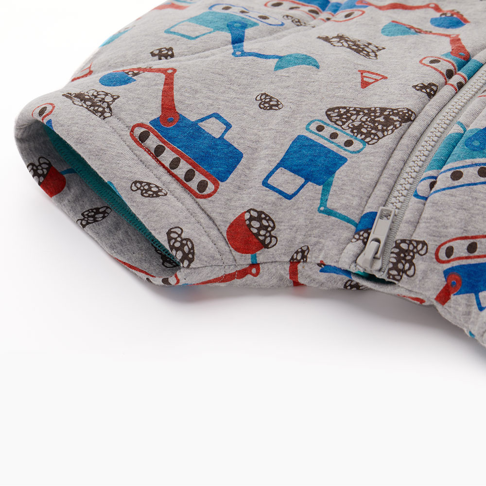 抗菌防踢被(薄款)-挖土機