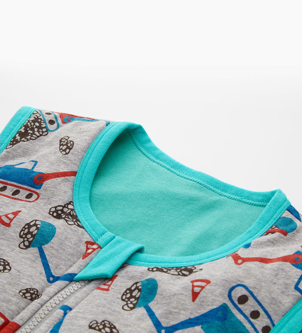 抗菌防踢被(薄款)-挖土機