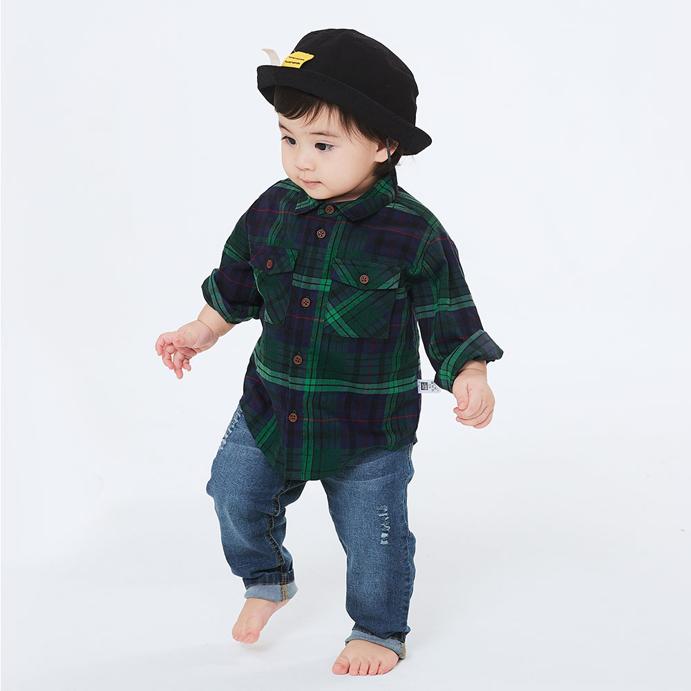 BABY 格紋襯衫 BABY 格紋襯衫
