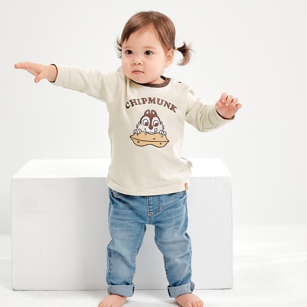 BABY 迪士尼純棉長袖T恤-奇奇蒂蒂 BABY 迪士尼純棉長袖T恤-奇奇蒂蒂