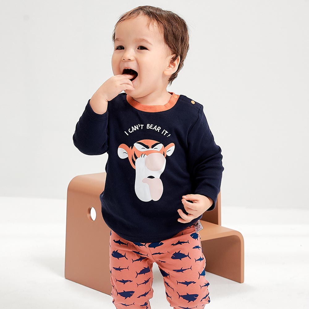 BABY 迪士尼純棉長袖T恤-跳跳虎 BABY 迪士尼純棉長袖T恤-跳跳虎