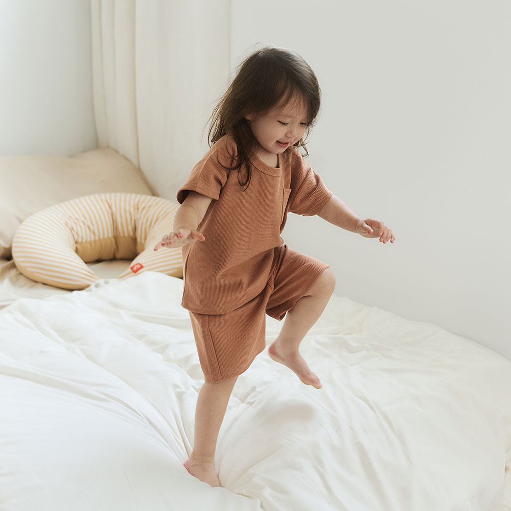 BABY 華夫格寬鬆上衣 BABY 華夫格寬鬆上衣