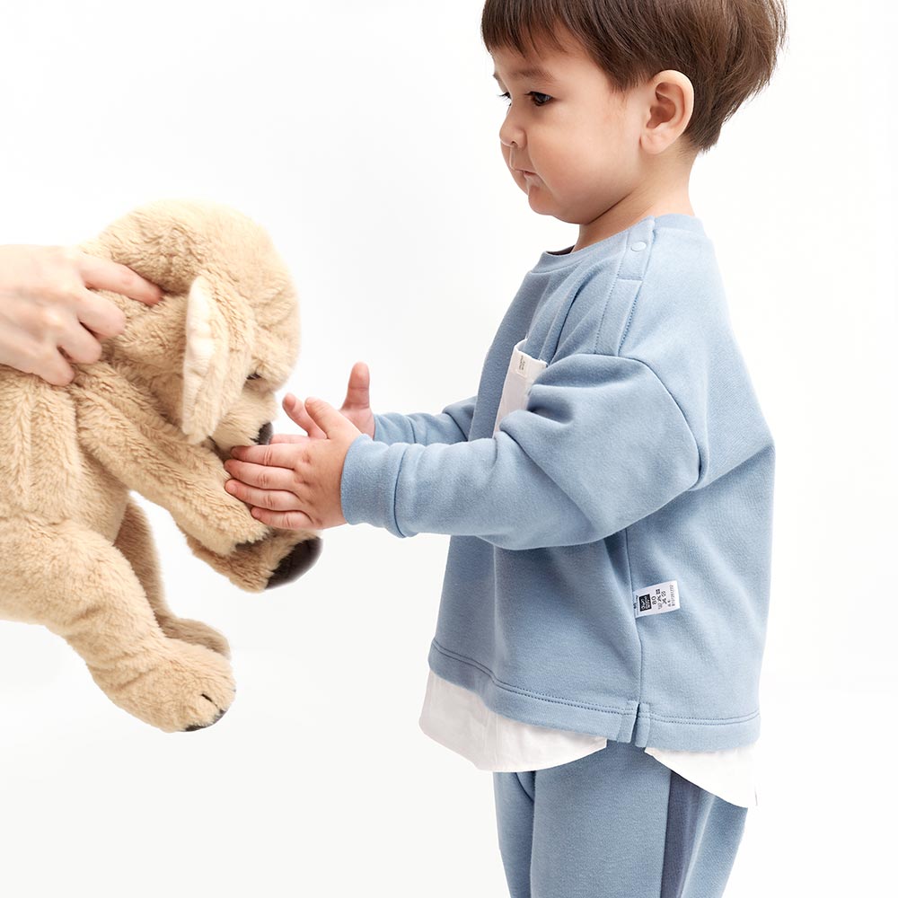 BABY假兩件寬鬆上衣