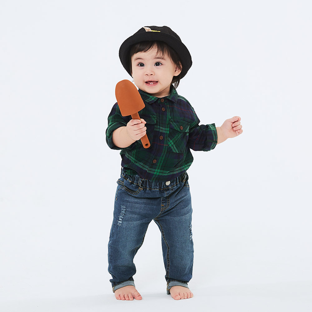 BABY Boyfriend刷破牛仔褲 BABY Boyfriend刷破牛仔褲