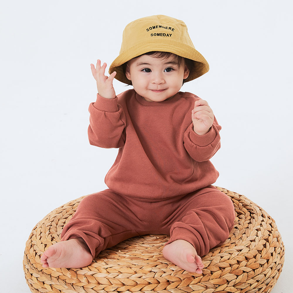 BABY 棉質毛圈鬆緊長褲 BABY 棉質毛圈鬆緊長褲