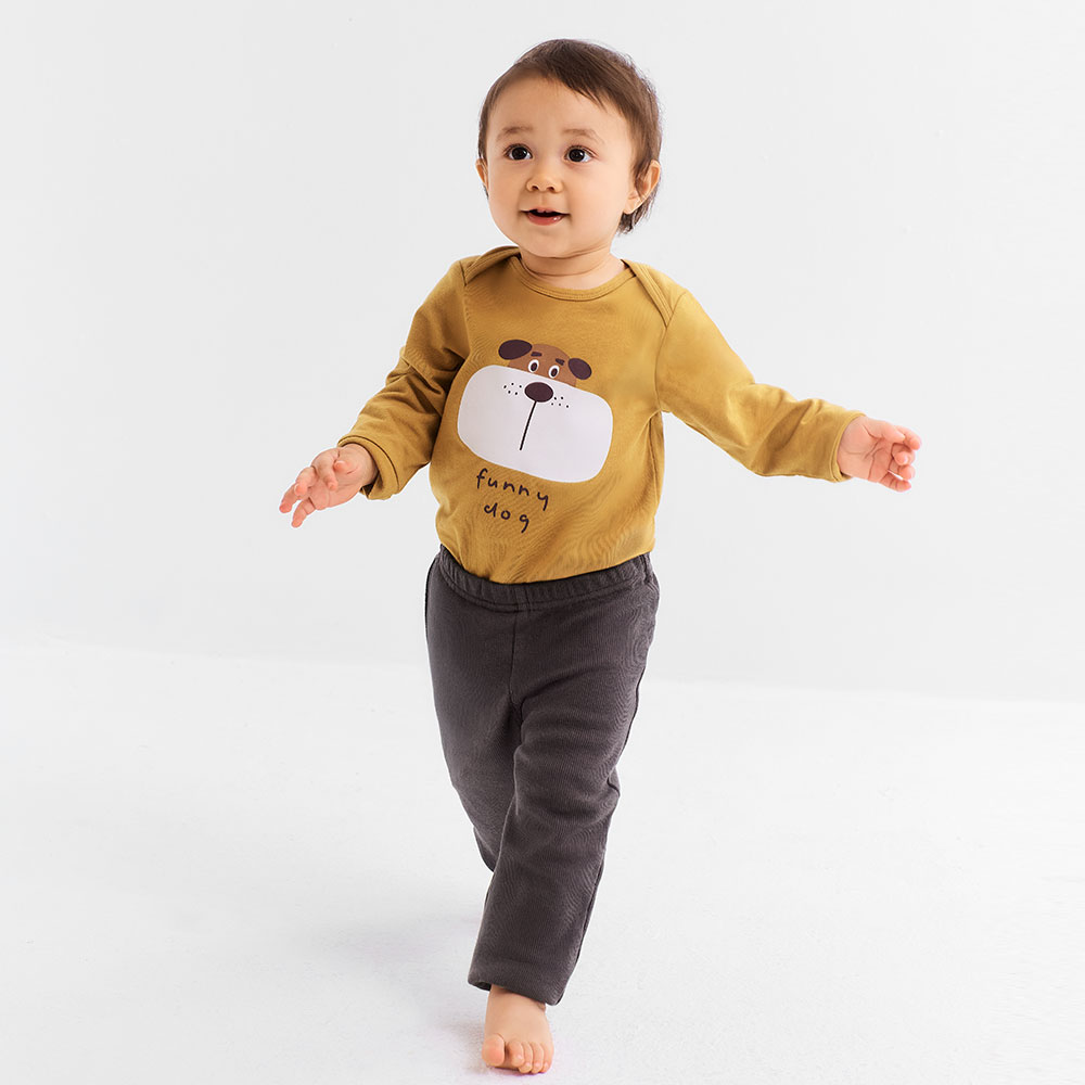 BABY Q彈棉質內搭褲(10分)-羅紋 BABY Q彈棉質內搭褲(10分)-羅紋
