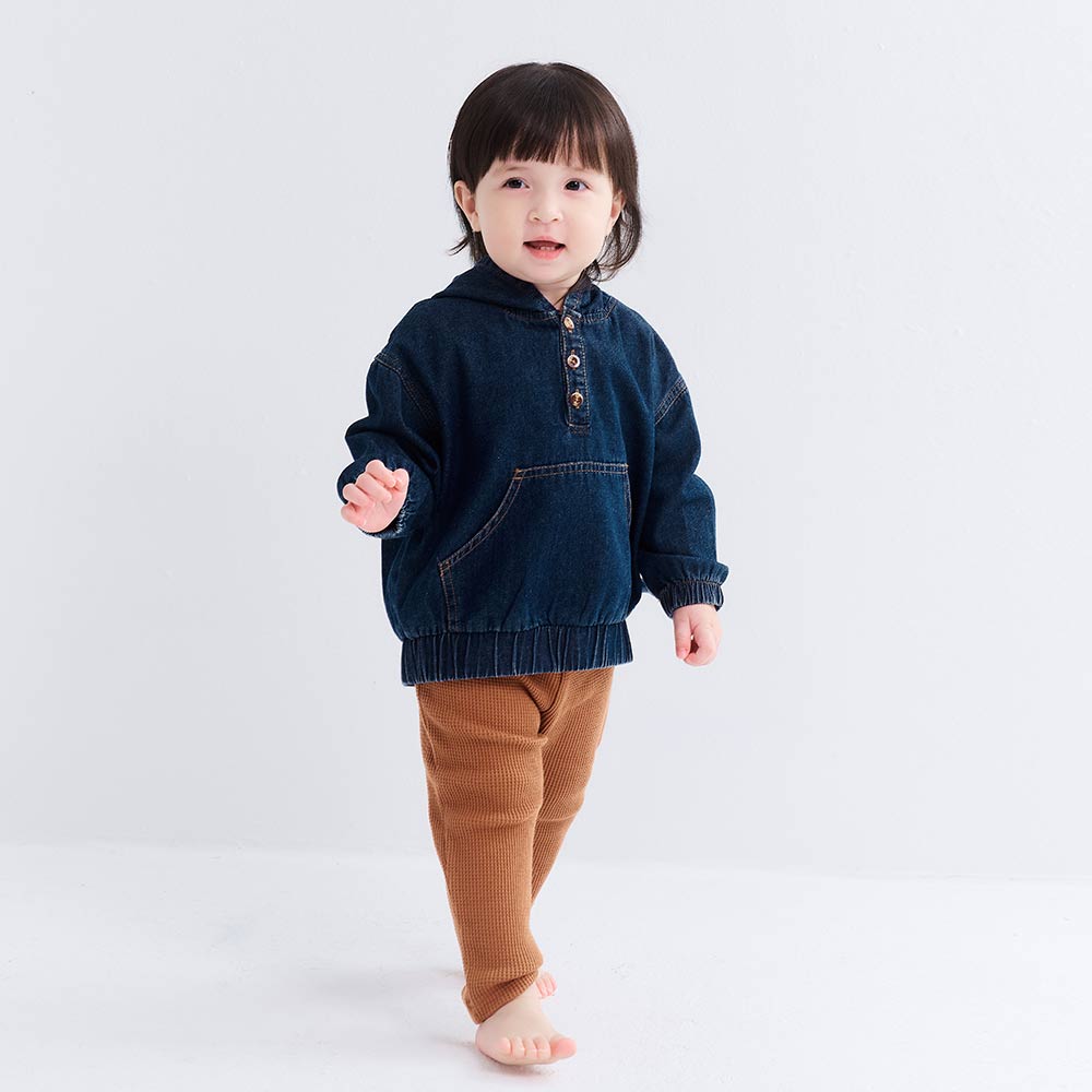 BABY Q彈棉質內搭褲(10分)-華夫格 BABY Q彈棉質內搭褲(10分)-華夫格