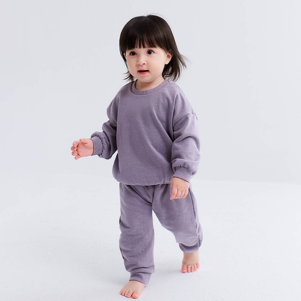 BABY 棉質毛圈鬆緊長褲 BABY 棉質毛圈鬆緊長褲
