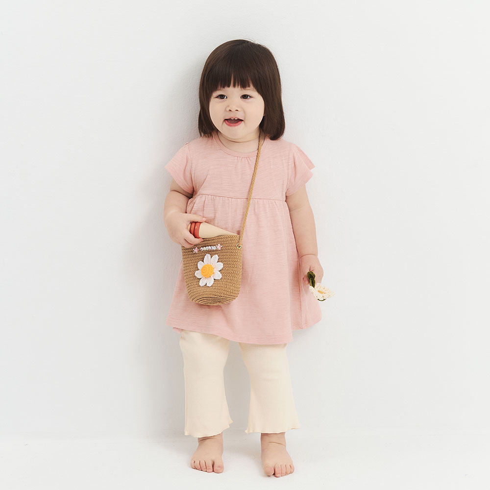 BABY Q彈棉質喇叭褲(10分) BABY Q彈棉質喇叭褲(10分)