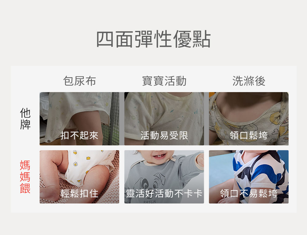 新生兒 坑條短袖連身包屁衣 新生兒 坑條短袖連身包屁衣