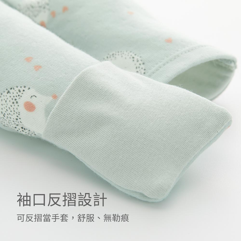 新生兒 Q彈棉質蝴蝶衣(2入)-刺蝟寶寶