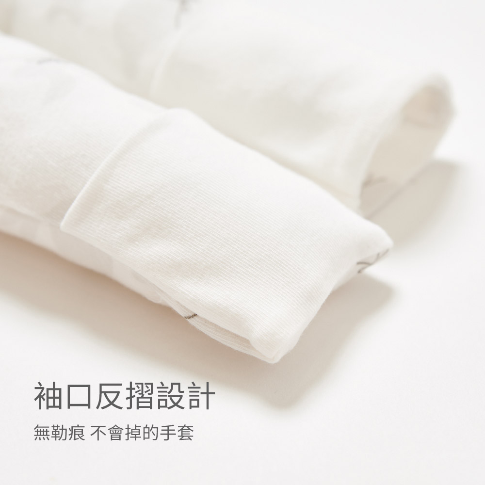 新生兒 Q彈棉質長袖包屁衣-兔兔 新生兒 Q彈棉質長袖包屁衣-兔兔