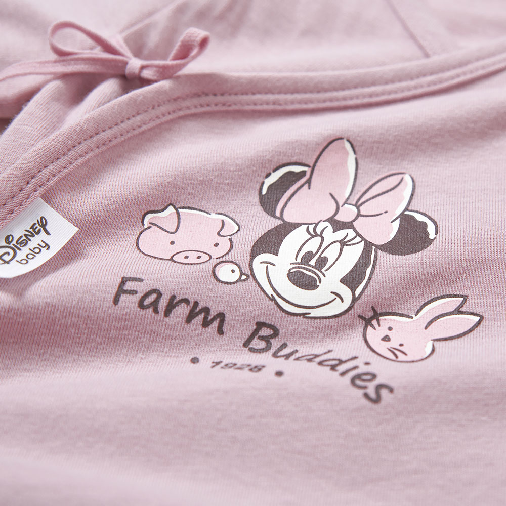 新生兒 迪士尼蓄熱保溫蝴蝶衣-米妮與好朋友