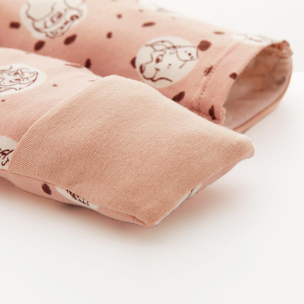 新生兒 迪士尼Q彈棉質蝴蝶衣-點點貓狗