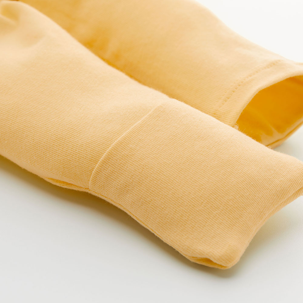 新生兒 迪士尼蓄熱保溫長袖包屁衣-維尼