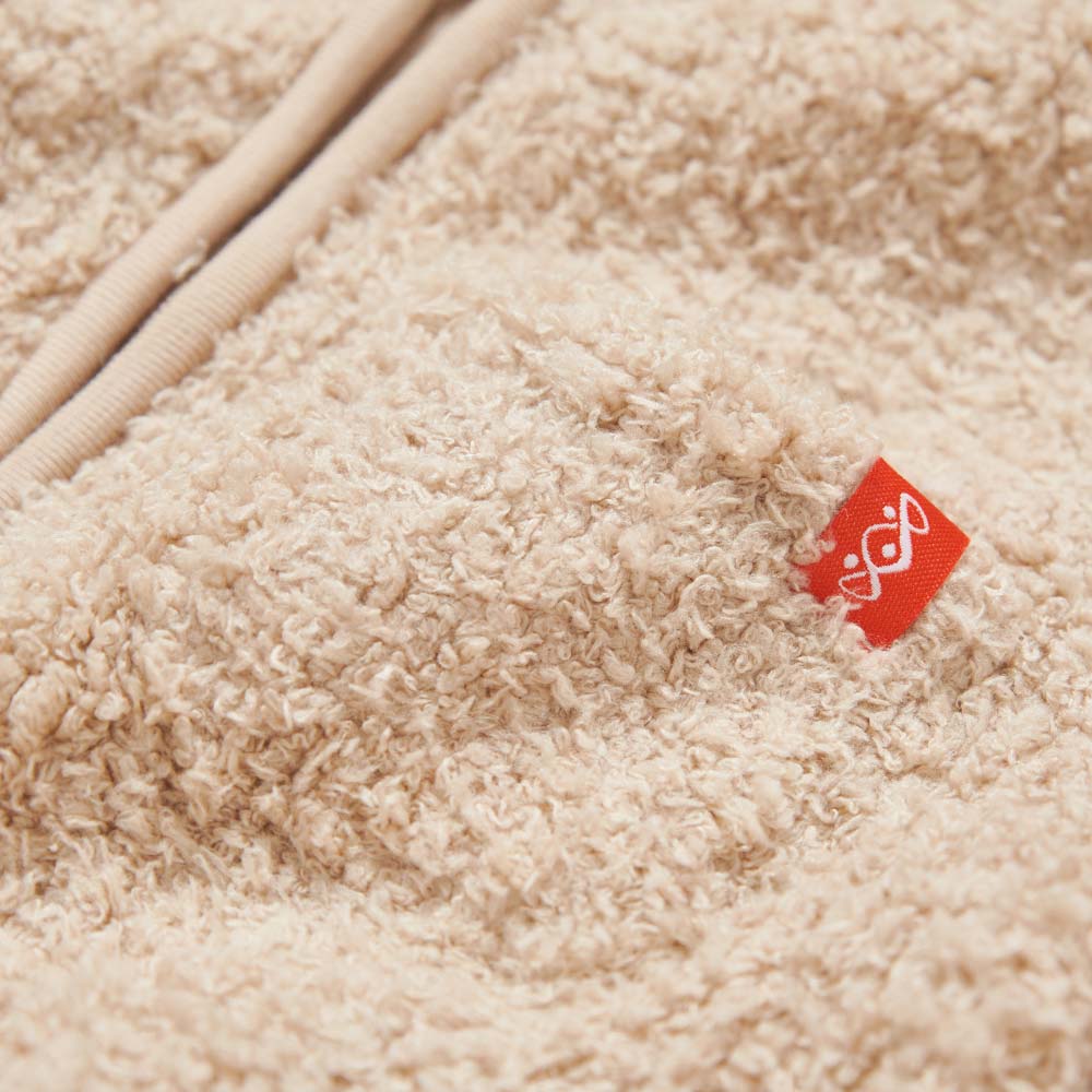 新生兒 造型絨毛拉鍊長袖連身衣