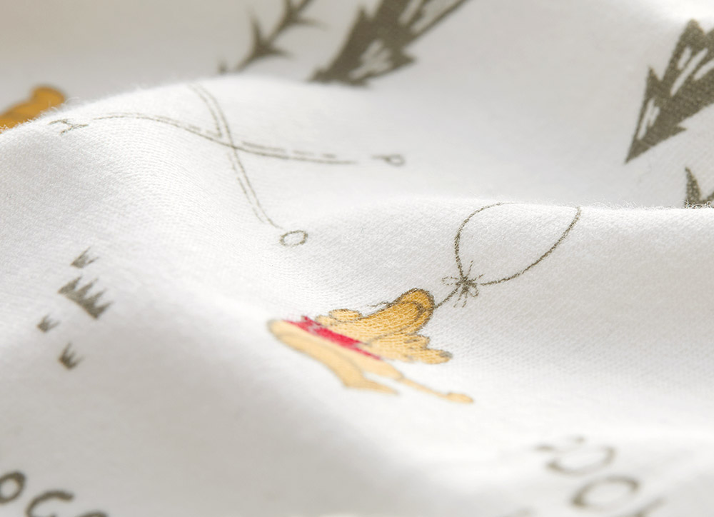 迪士尼系列蠶寶寶包巾組 2入-森林維尼 