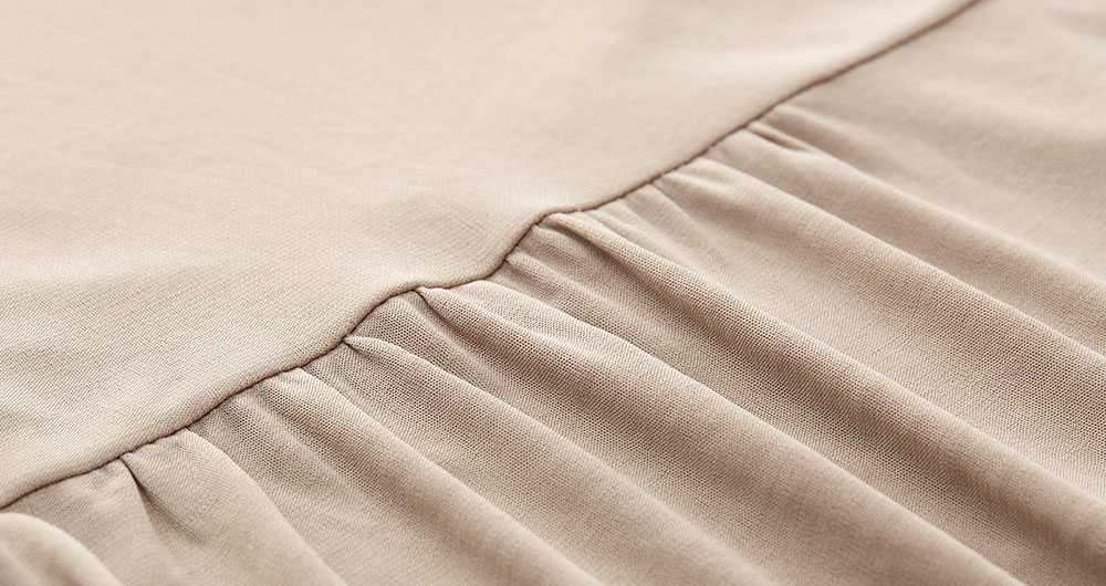 冰絲垂領孕哺上衣