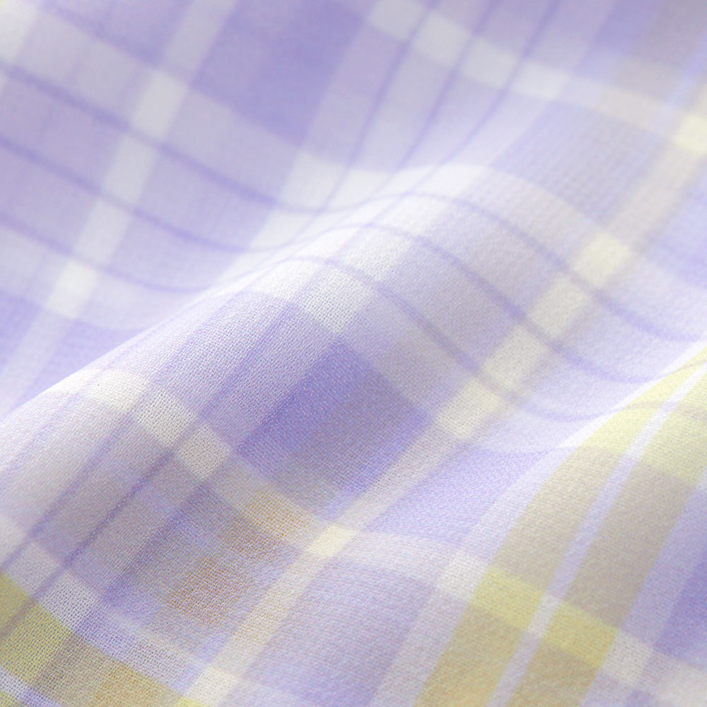 荷葉袖孕哺平織衫(2件式)