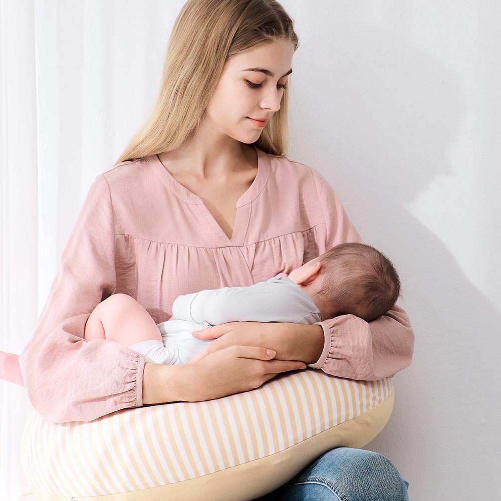 小V領細褶孕哺上衣