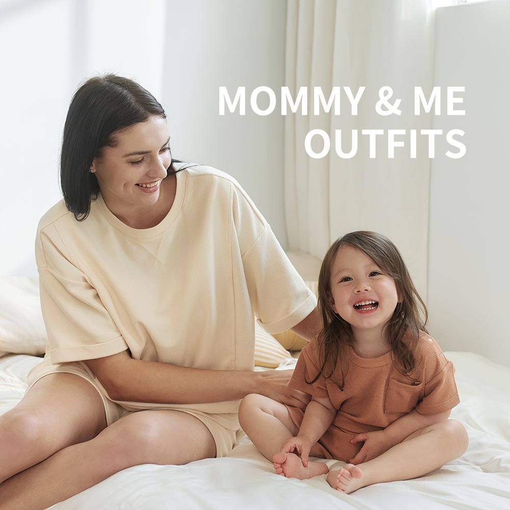 華夫格休閒寬版孕哺上衣