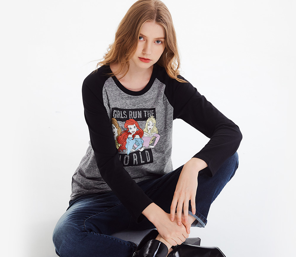 迪士尼公主哺乳T 恤