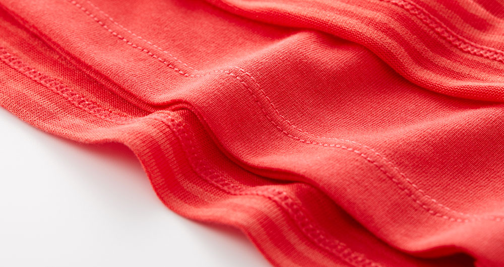 隱形橫紋孕哺洋裝