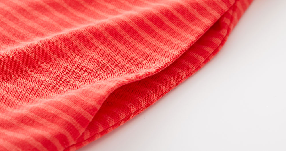 隱形橫紋孕哺洋裝