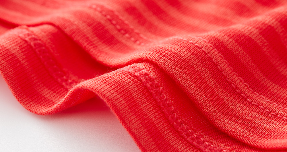 隱形橫紋孕哺洋裝