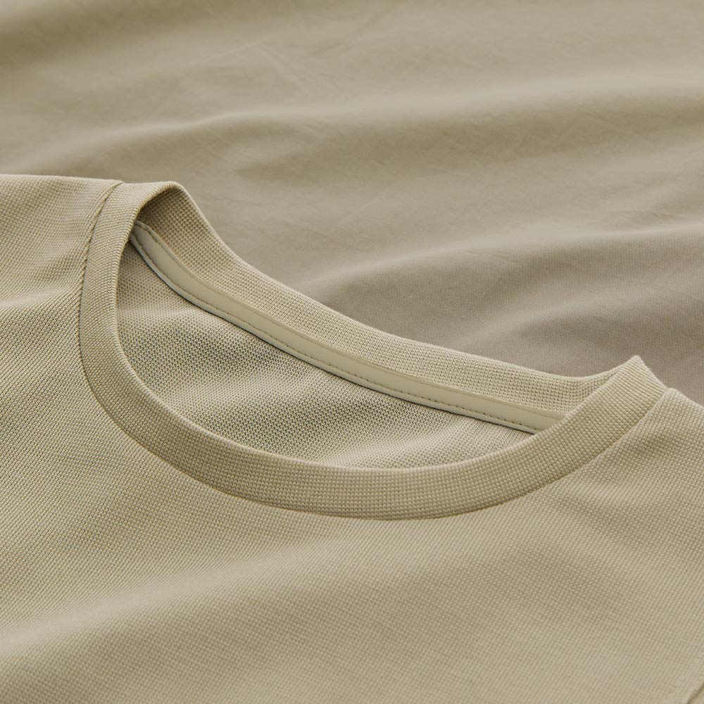 異材質拼接孕哺洋裝