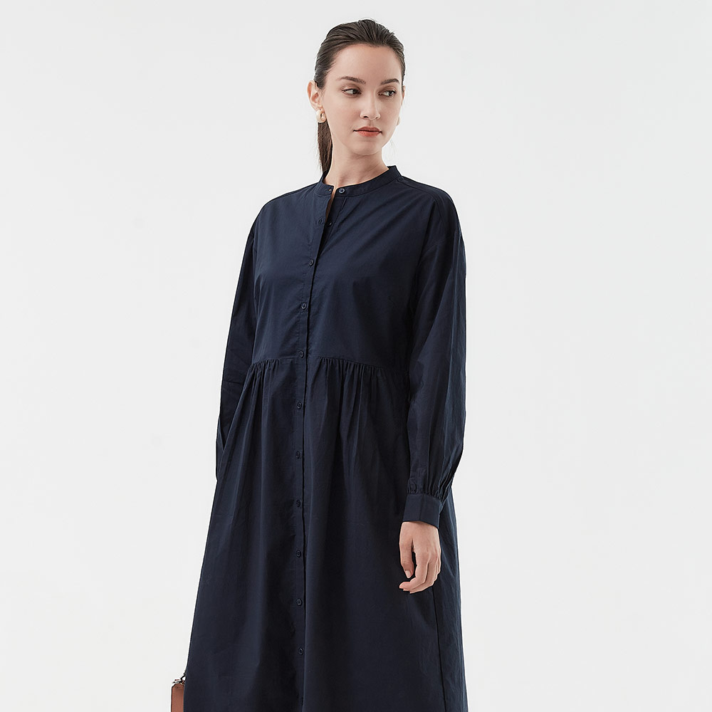 純棉素色襯衫孕哺洋裝(兩穿) 純棉素色襯衫孕哺洋裝(兩穿)