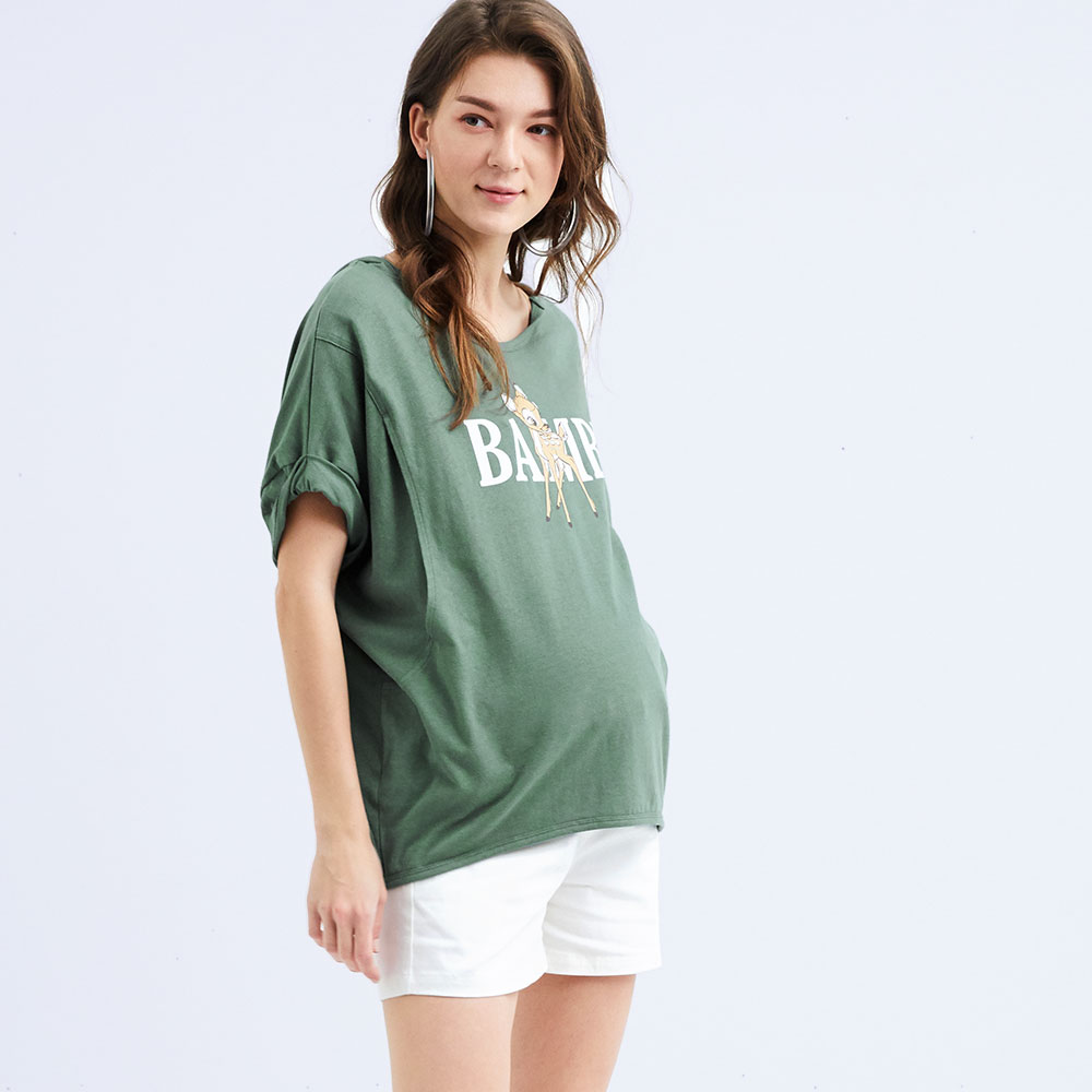 彈力羅馬孕婦短褲 彈力羅馬孕婦短褲