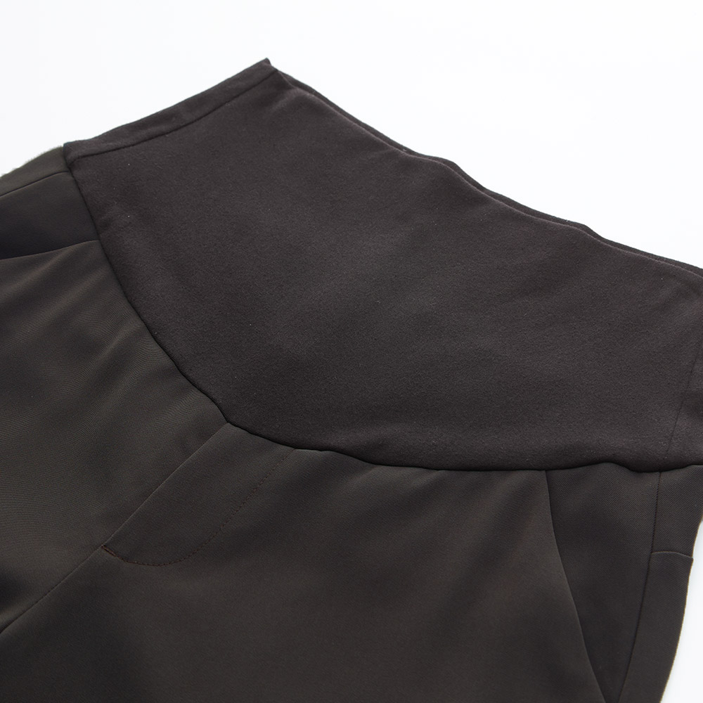 彈性修身九分上班孕婦褲