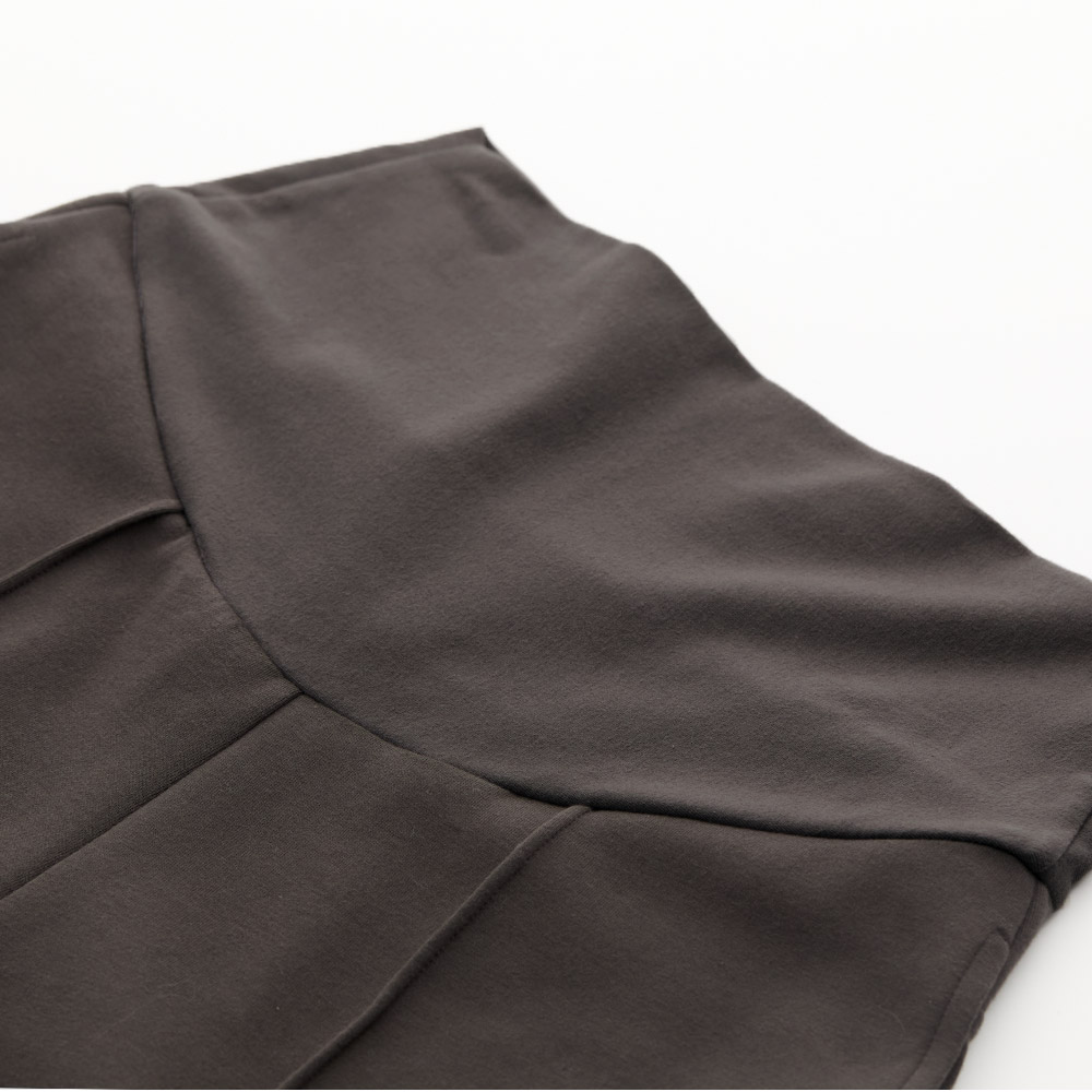 彈力剪接線顯瘦孕婦褲