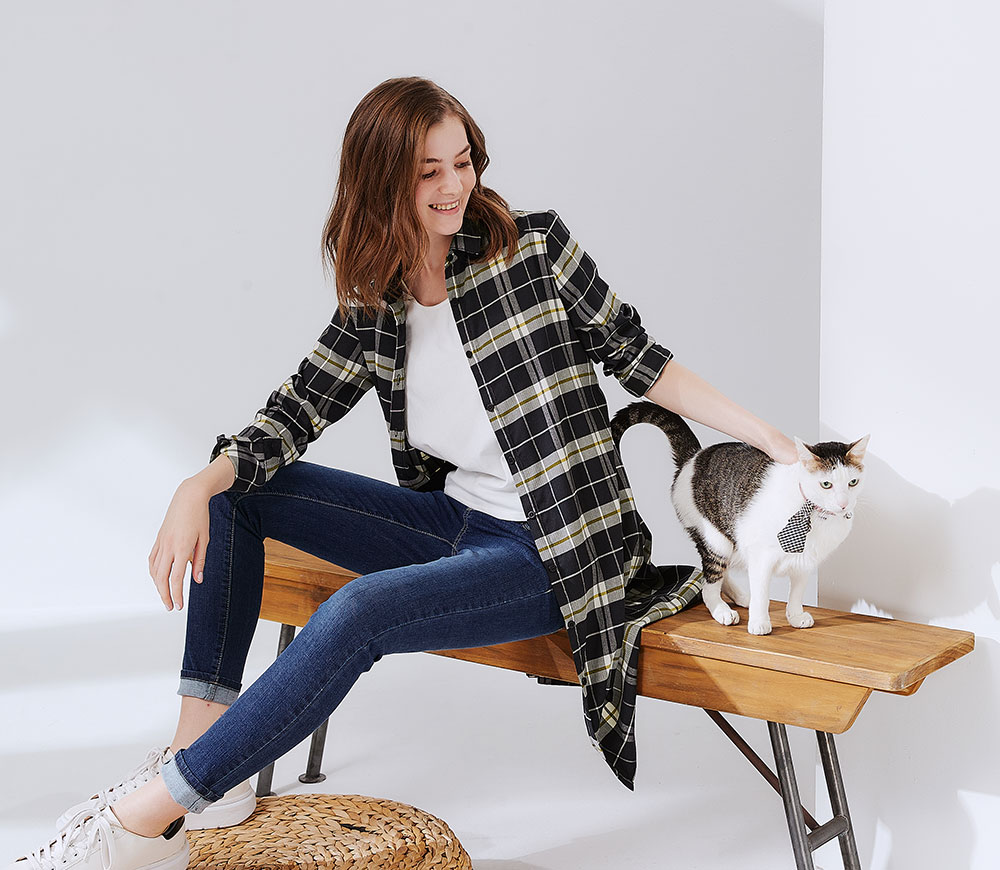 孕期彈力修身牛仔褲 孕期彈力修身牛仔褲