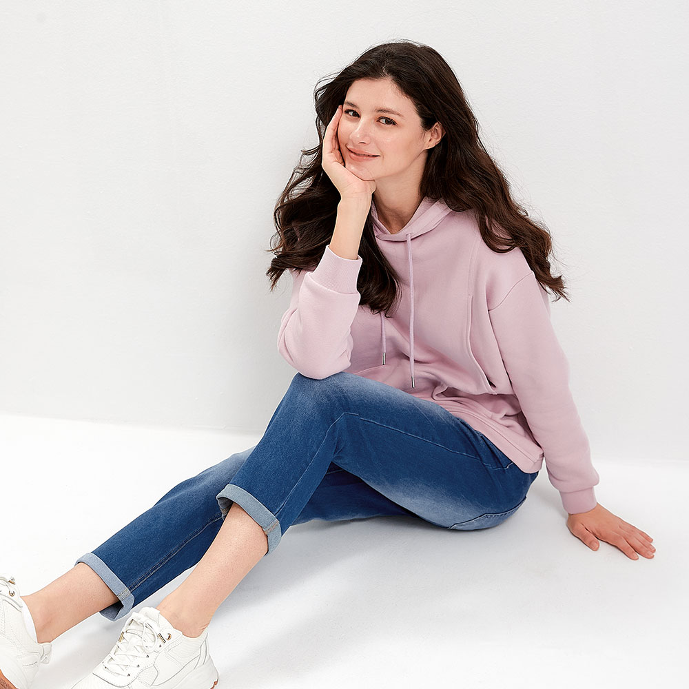 Boyfriend刷破牛仔孕婦褲 Boyfriend刷破牛仔孕婦褲