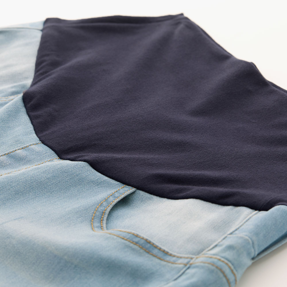 Boyfriend刷破牛仔孕婦褲 Boyfriend刷破牛仔孕婦褲