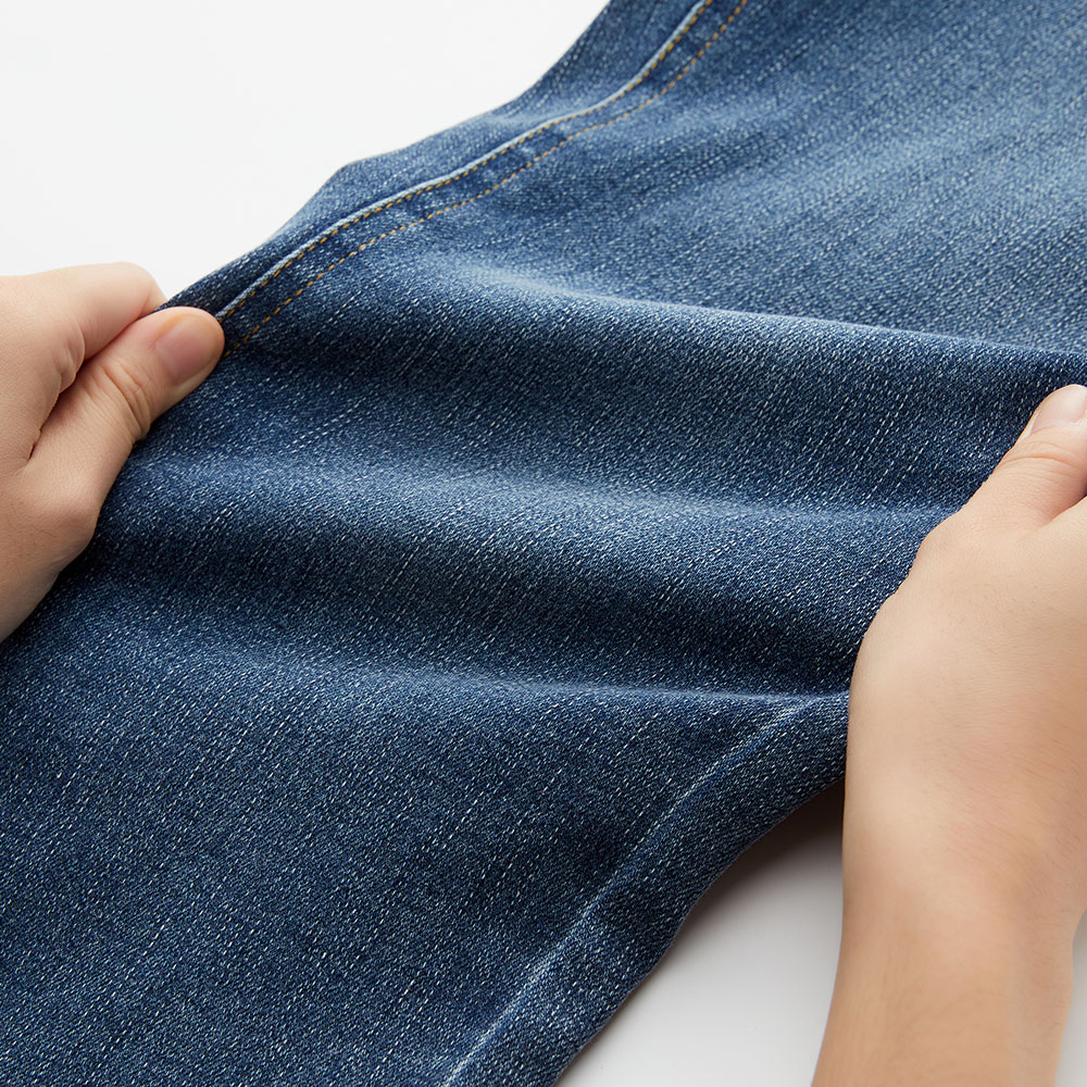 不規則修身九分牛仔孕婦褲